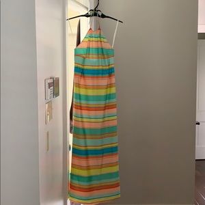 Striped spring maxi Dress